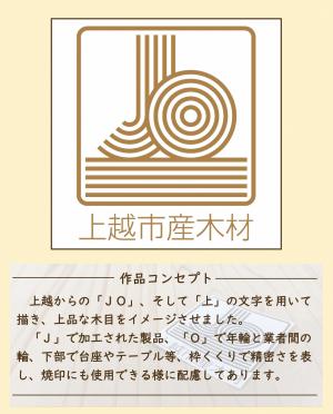 上越市産木材PRマーク（画像）