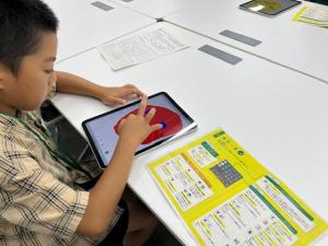 プログラミングを使った遊び（写真）