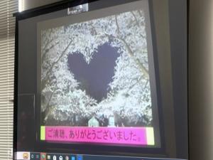 弘前公園ハートの桜（写真）