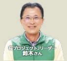 桜プロジェクトJリーダー 鈴木さん（写真）
