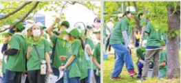 緑の少年団　活動の様子（写真）