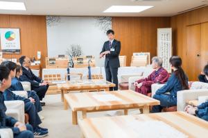 市長との対談の様子