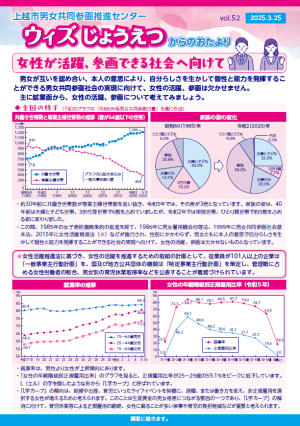 ウィズじょうえつからのおたよりR7.3.25号