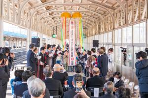 えちごトキめき鉄道株式会社開業10周年記念セレモニーの写真