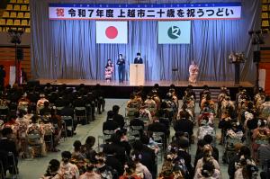 代表スピーチ（写真）
