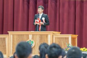 上越市立三和小学校開校式の写真