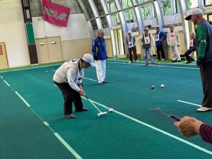 ゲートボール大会の様子（写真）