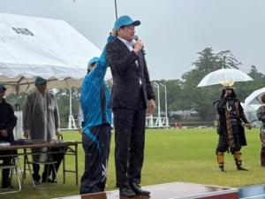 高田城ロードレース大会の開催の写真