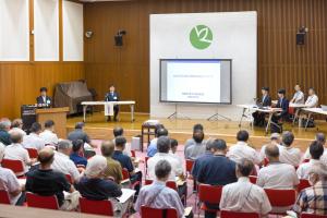 町内会長との意見交換会の様子（写真）