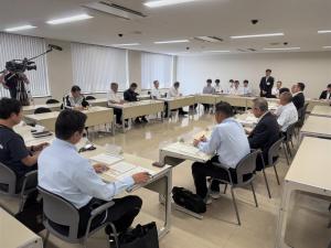 除雪業者との意見交換会の様子(写真)
