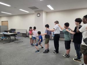 ドイツの遊びを体験（写真）