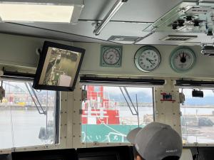 巡視艇「たつぎり」見学（写真）