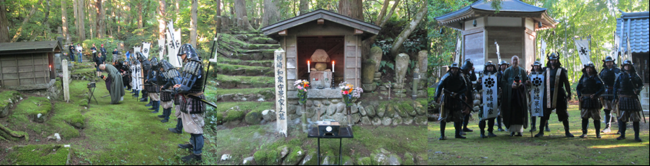 参拝の様子(写真)