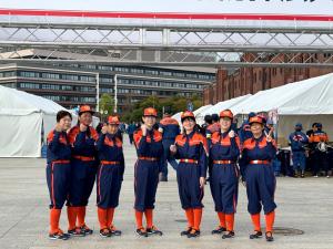 全国女性消防操法大会　選手集合写真（画像）