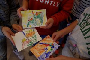 ワークショップの作品例（画像）