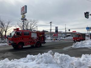 消防車両パレードの様子（写真）
