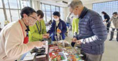 物販の様子（写真）
