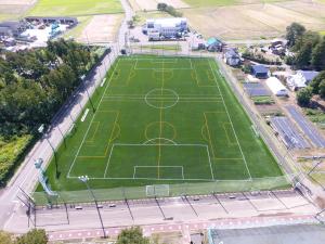 ふれあいグラウンド（上空からの写真）