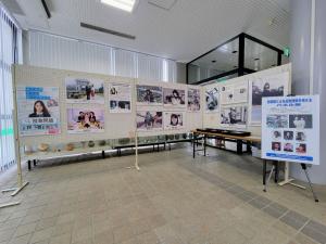 三和コミュニティプラザにおける写真パネル展