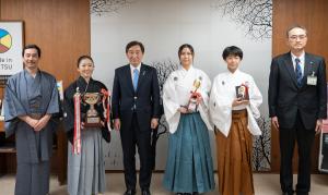 藤尾流舞踊会による「第34回日本伝統文化吟友会吟剣詩舞コンクール」への出場報告の写真