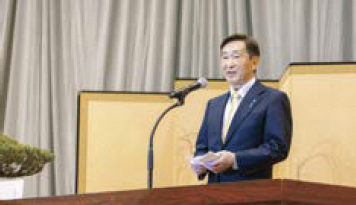 小菅市長の年頭の辞（写真）