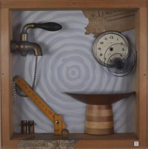 舟見倹二「涸れた時計」2003年、個人蔵（画像）