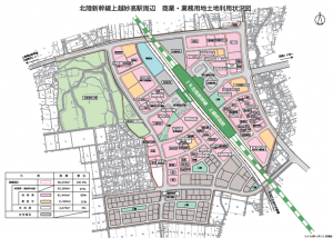 上越妙高駅土地利用状況図