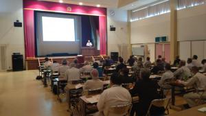 山地災害防止キャンペーン　安塚会場の様子（写真）