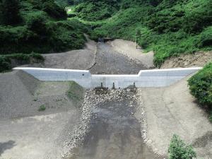 予防治山事業の完成写真