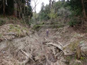大下地区災害発生状況（写真）