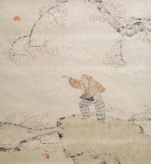 小杉放菴　花咲爺（画像）