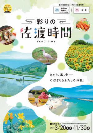 彩りの佐渡時間チラシ（画像）