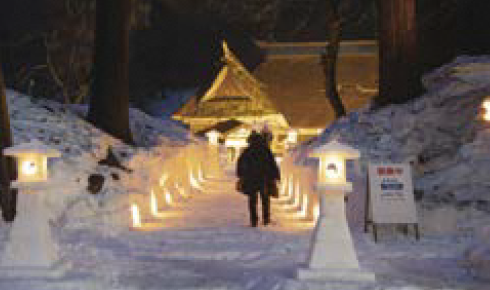 菖蒲会場（大島区）の写真