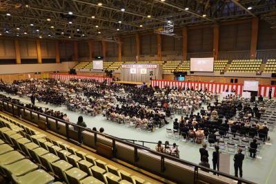 式場の様子（写真）