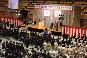 代表スピーチの様子