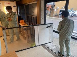 清掃の様子（写真）