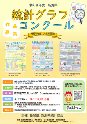 統計グラフコンクールポスター(画像)