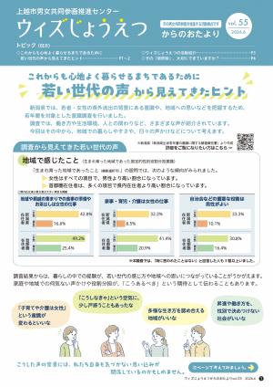 ウィズじょうえつからのおたよりvol.55（画像）
