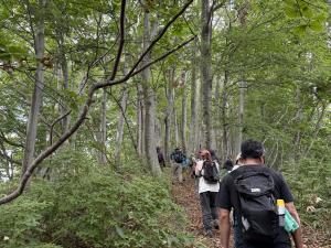 登山の様子（写真）