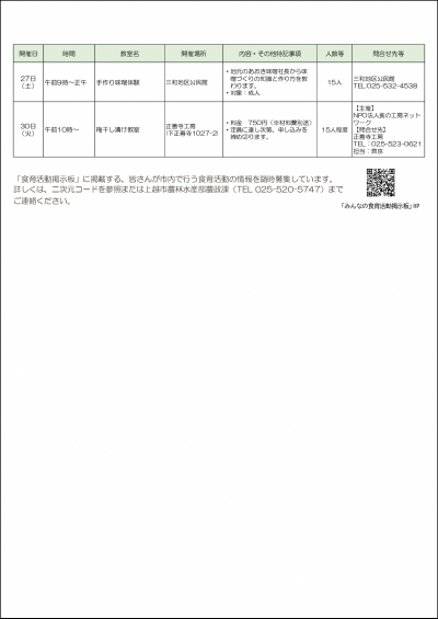 みんなの食育活動掲示板 令和8年6月分(2枚目中2枚目)