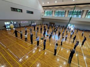 準備体操（写真）