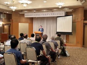 新潟県鉄道発祥140周年記念パネルディスカッション・記念モニュメント設置セレモニー(写真)