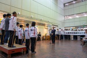 国民スポーツ大会及び全国障害者スポーツ大会上越市出場選手壮行会