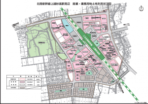 上越妙高駅土地利用状況図