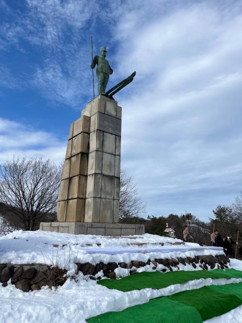 レルヒ少佐銅像